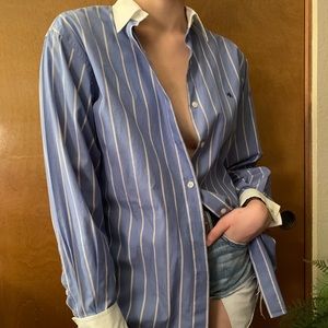 >>SOLD<< RALPH LAUREN classic striped blouse